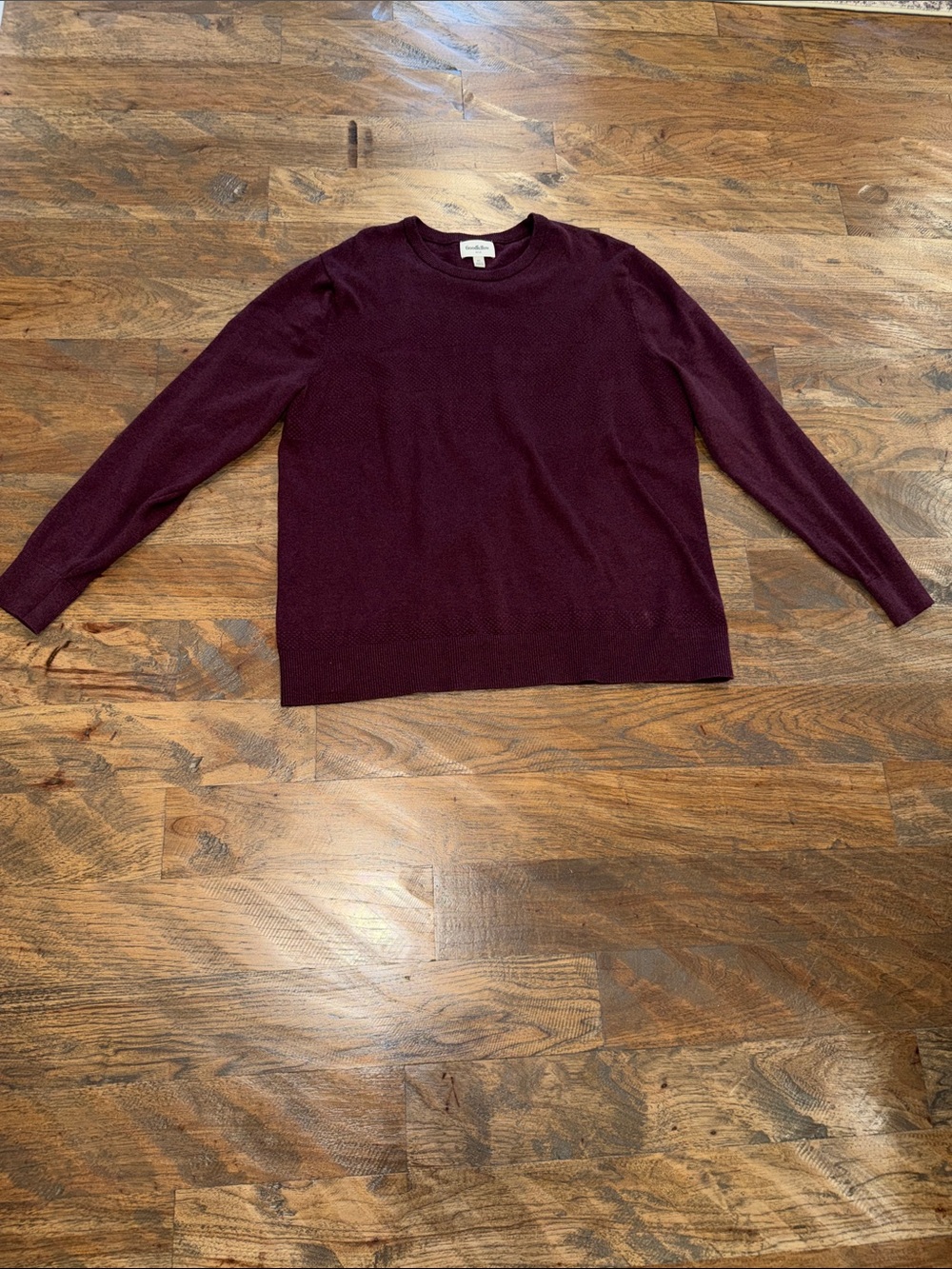 Goodfellow & Co Men's Crewneck Sweater in Burgundy